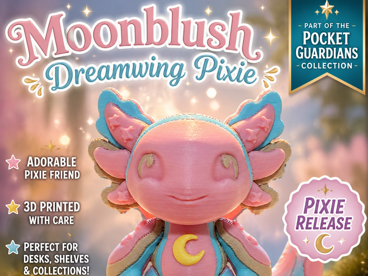Moonblush Dreamwing Pixie Pocket Guardians