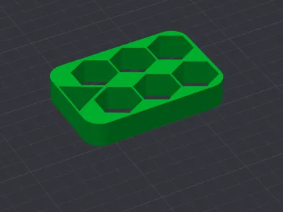 Small tin Dice holder