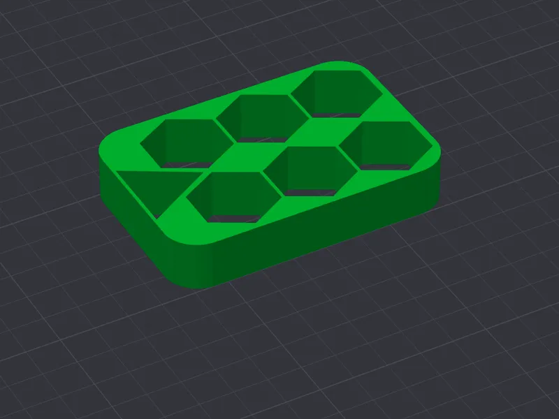 Small tin Dice holder