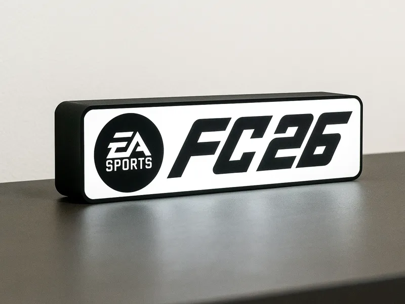 EA Sports FC 26 LED Lamp – 3D Lightbox