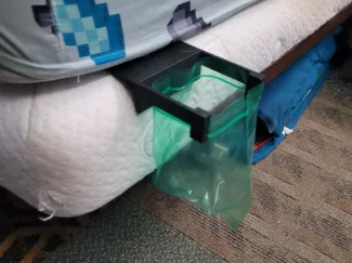 Bedside contact bin
