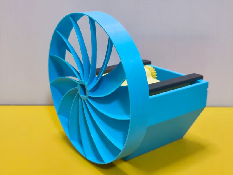 Wind-powered music box