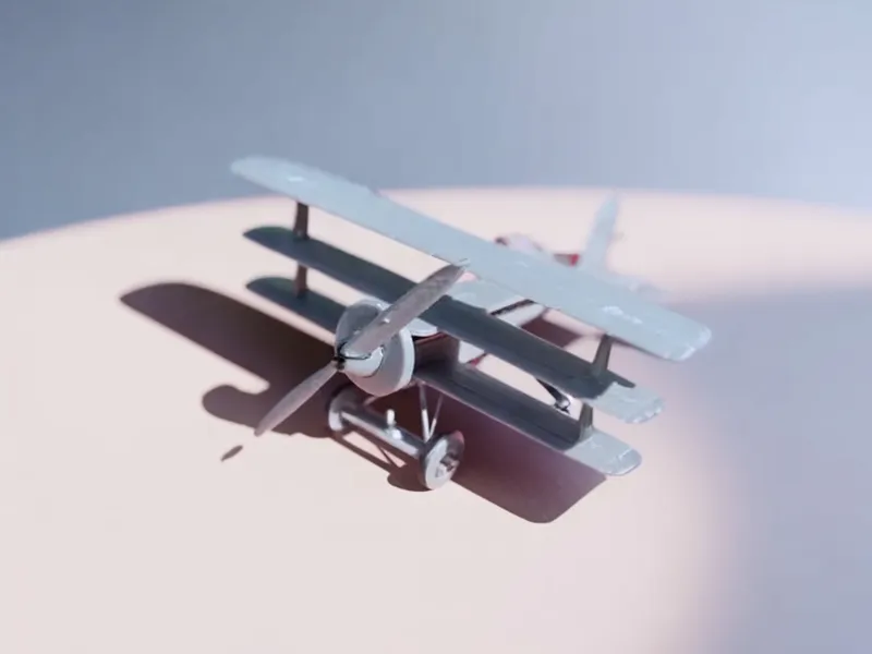 Flying WWI German Triplane Kit Card