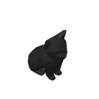 Chat low poly — photo 6