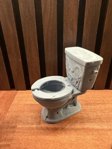 Figura decorativa: Possessed Toilet Halloween Sculpture LED Light — vista de referencia 4