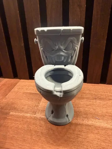 Figura decorativa: Possessed Toilet Halloween Sculpture LED Light — vista de referencia 5