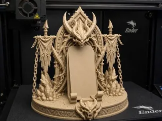 Demon Throne Phone Stand