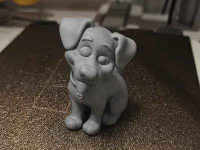 joyful pup figure