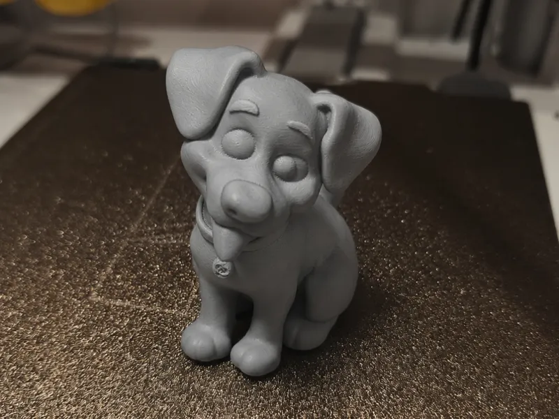 joyful pup figure