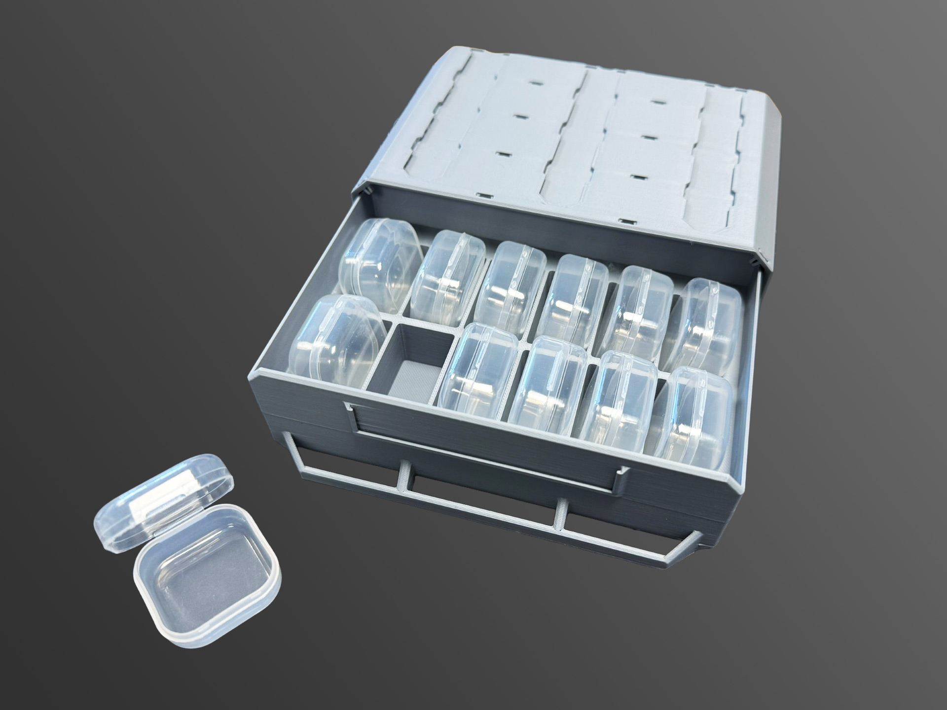 Multibin Drawer : 12 boxes 35x35x20mm (Multiboard)