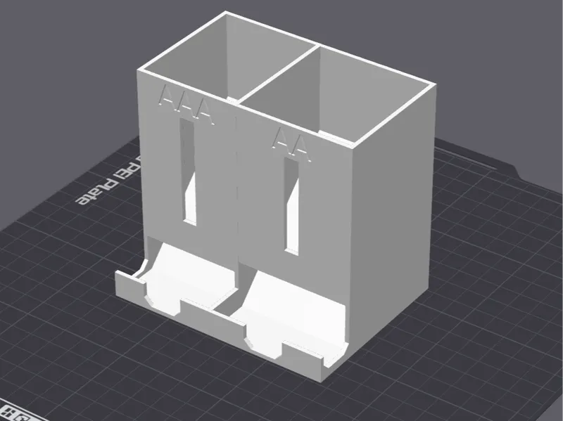 Battery Holder with AA and AAA