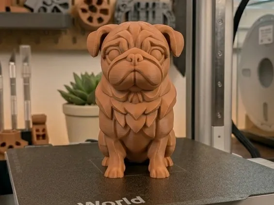 Pug Statue