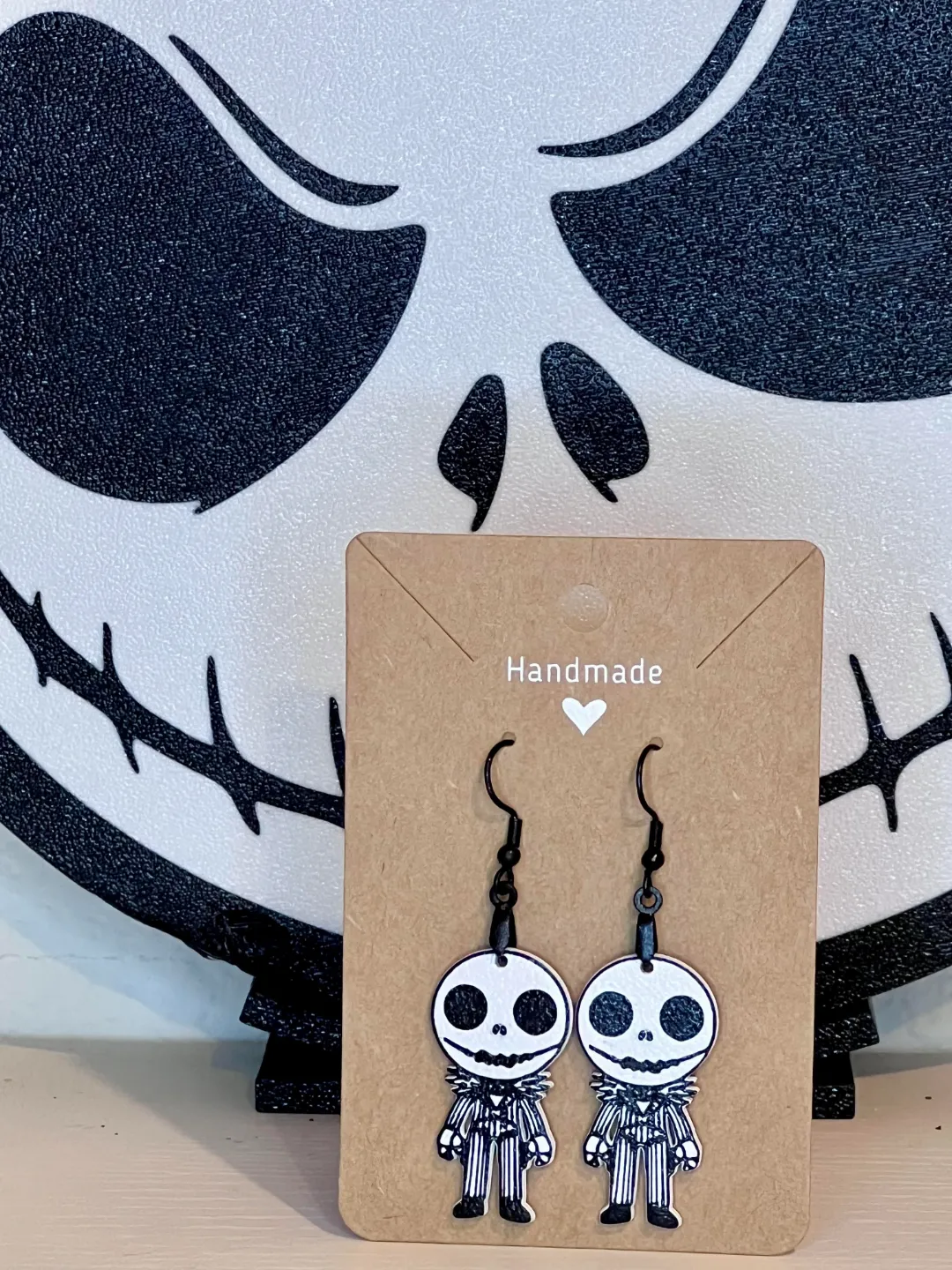 Jack & Sally Earrings / Nightmare Before Christmas view 2
