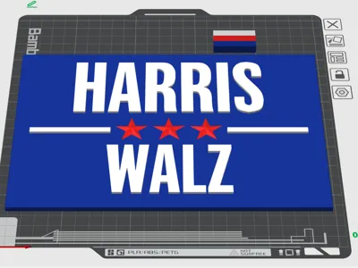 Harris Walz 2024 sign