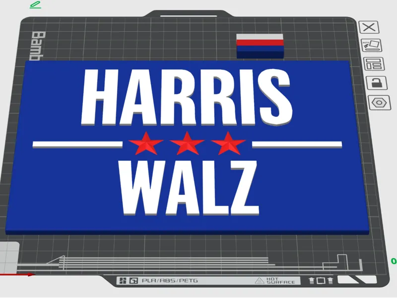 Harris Walz 2024 sign