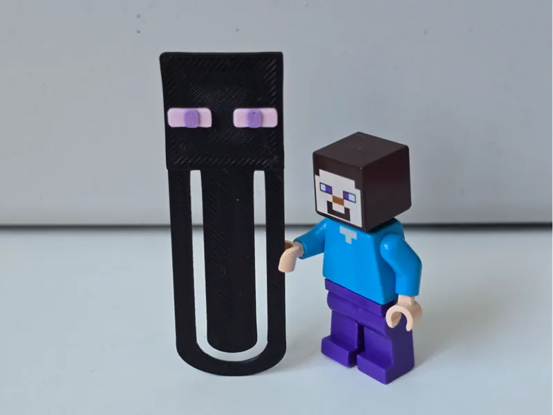 ENDERMAN bookmark for Minecraft fan