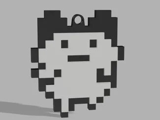 Tamagotchi charm strap (Mametchi)  たまごっちキーホルダー