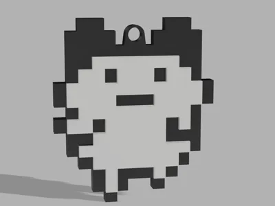 Tamagotchi Mametchi charm strap keychain