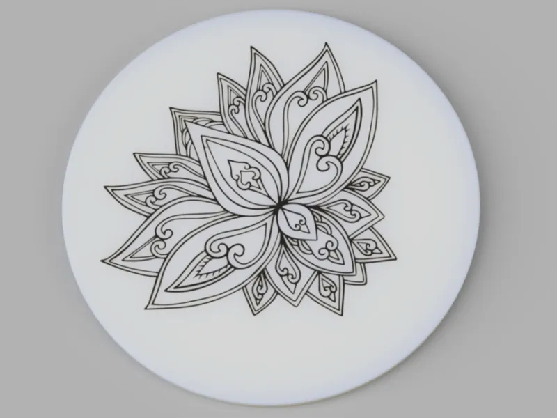 Mandala 5 / Untersetzer / Coaster