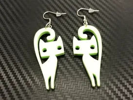 Cat earrings