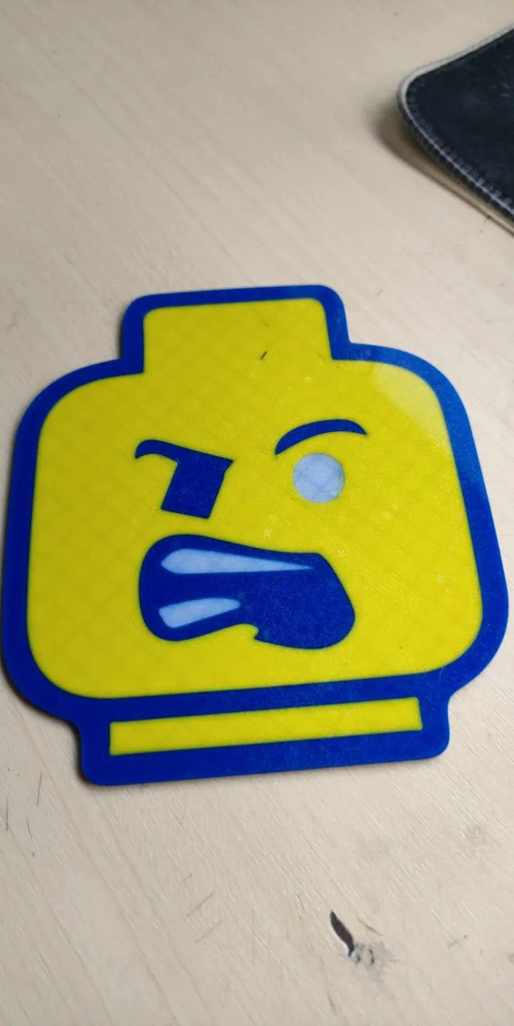 Lego head Angry 