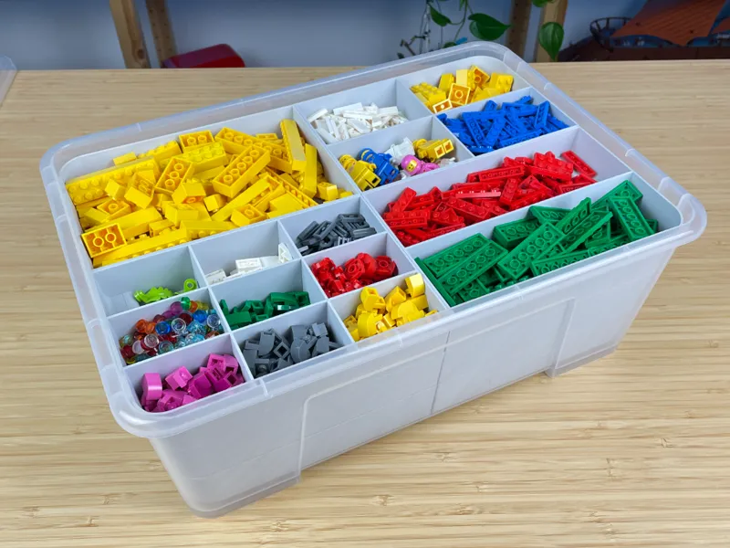 IKEA Samla organizers for danish plastic bricks