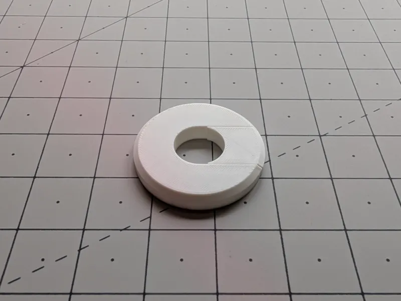 Split Flange Escutcheon for 0.5" Galvanized Pipe