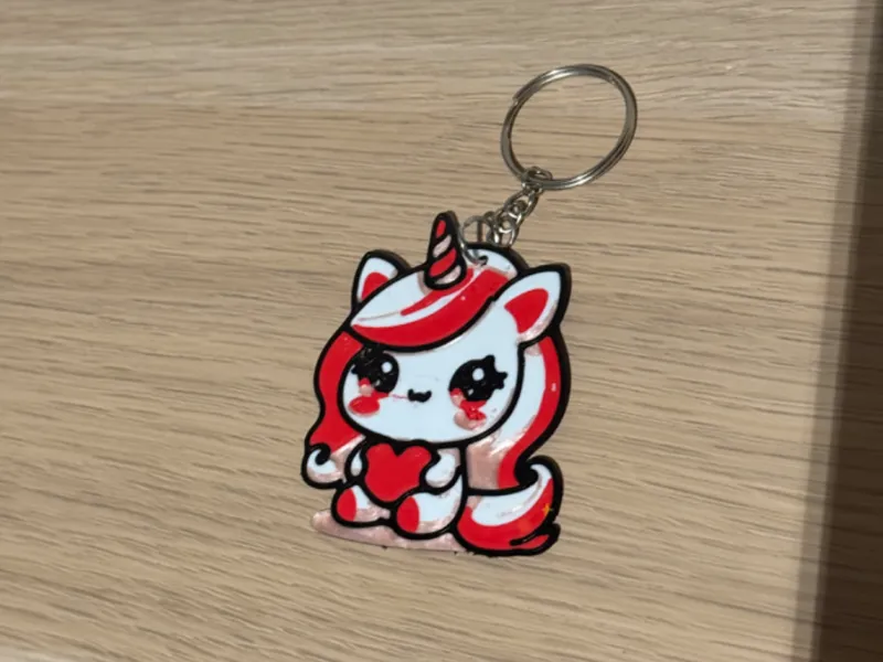 Porte Clefs Licorne