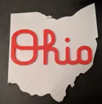 Décoration Script Ohio — photo 2