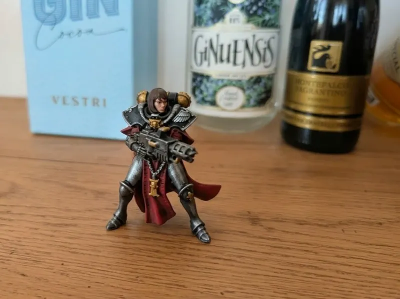 Female Warrior - Sister Godwina Miniature