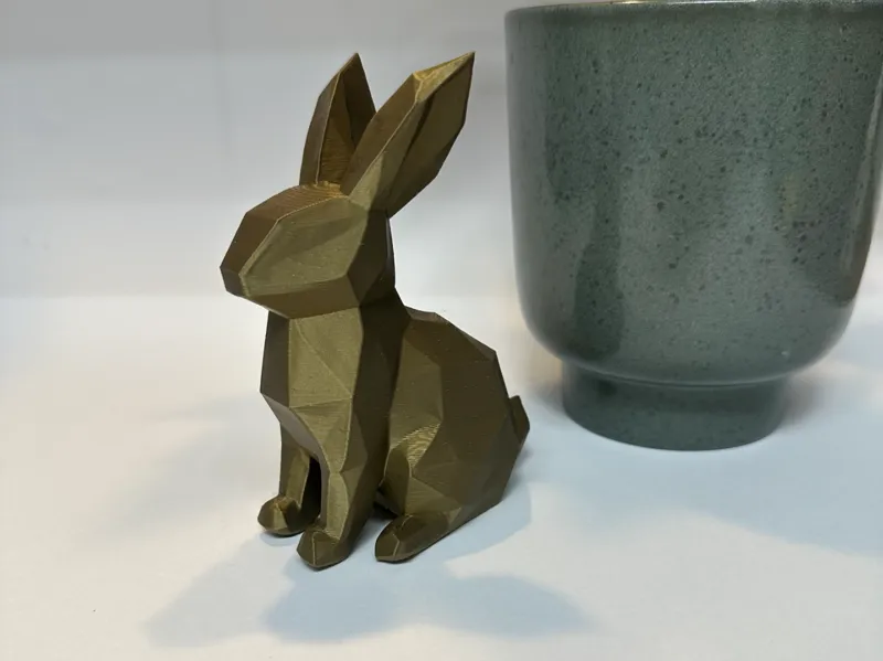 Low Poly Hase Knuffig 