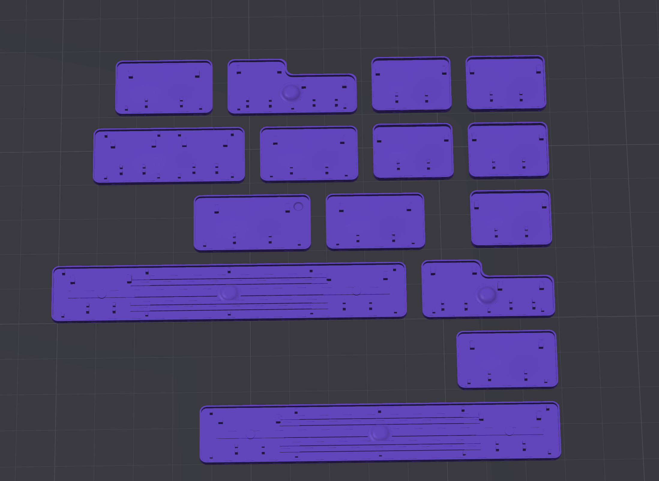 Miniatura 4 do modelo 3D Mac Keyboard Keycaps