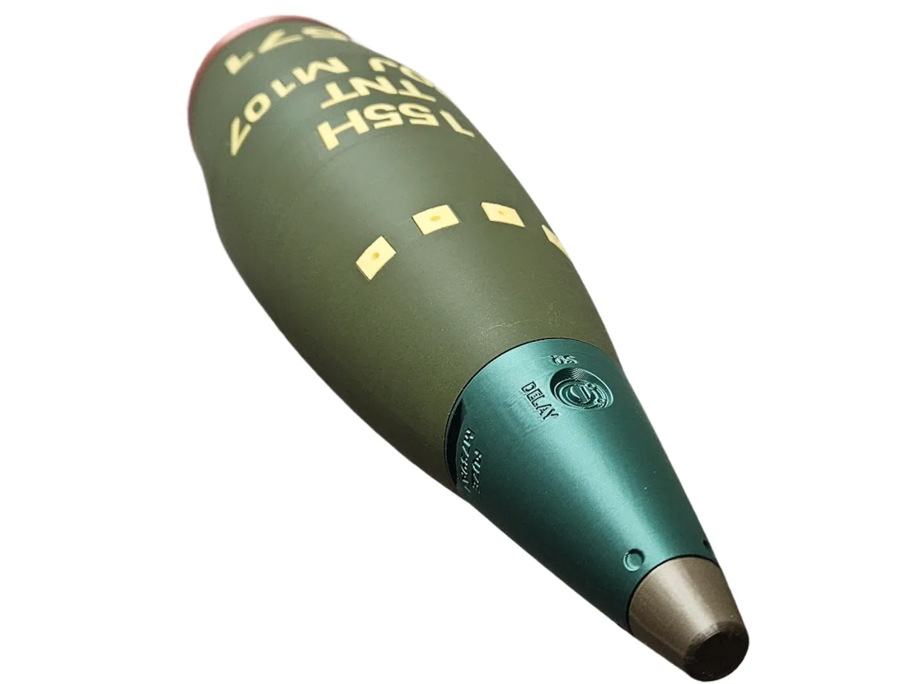 Life-Size 155mm Artillery Shell | High Detail view 2