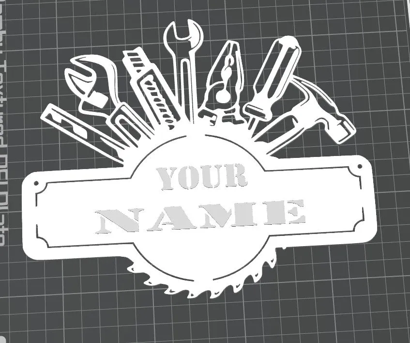 Garage Workshop Tool Sign / Wall Sign Picture by Heiko_Hoffmann2000 ...