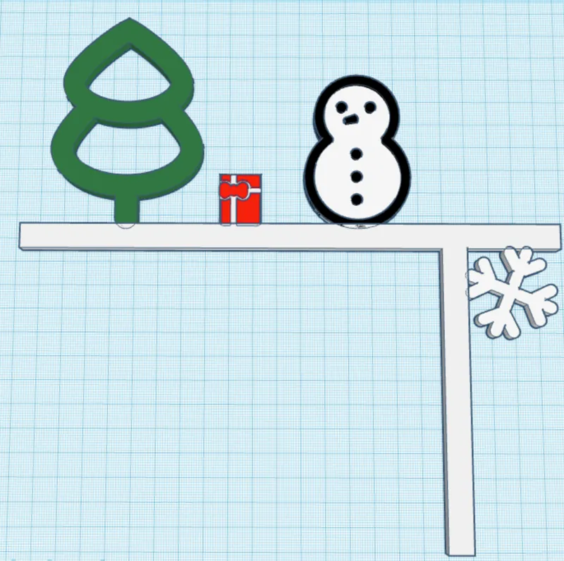Christmas Door Corner Decoration - Minimalistic
