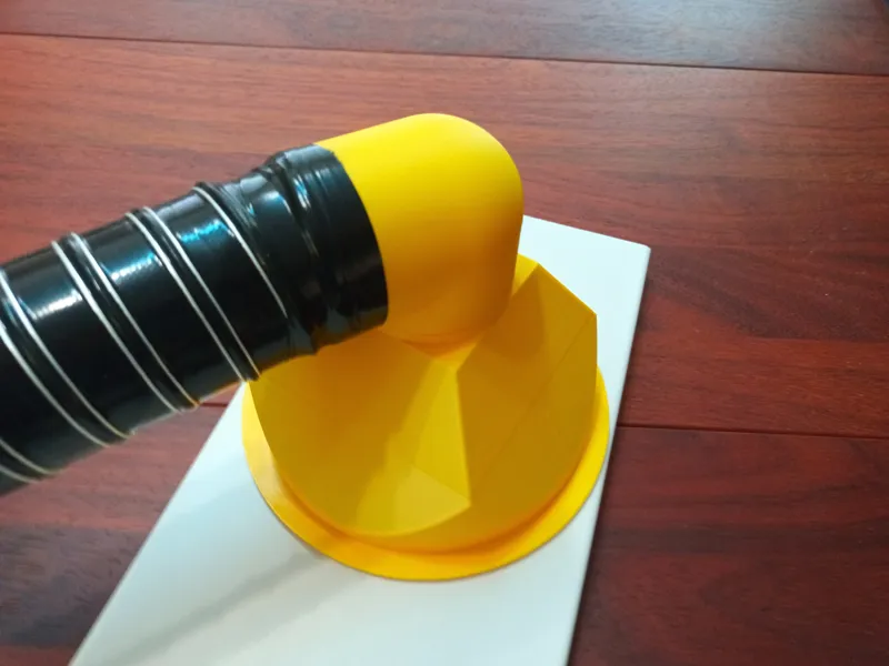 5.1" to 2" Vent Adapter with Optional Elbow