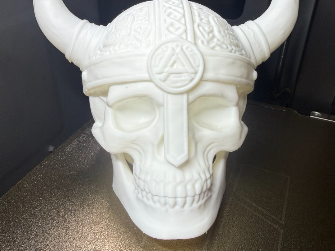 Viking Skull With Helmet 