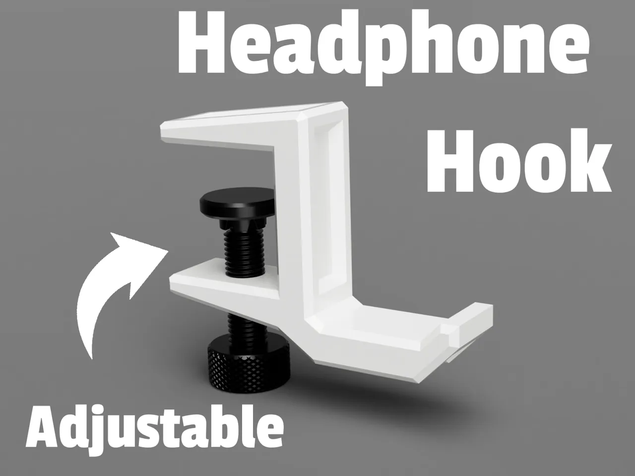 Headphone holder modern Design view 3