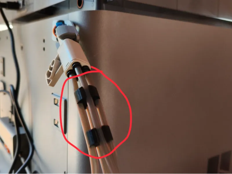 Guía Hub 4 tubos PTFE impresora 3D