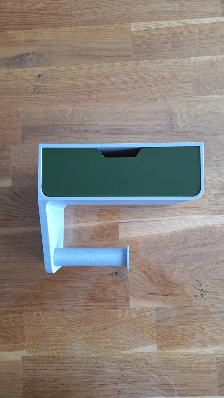 Toilet paper holder view 3
