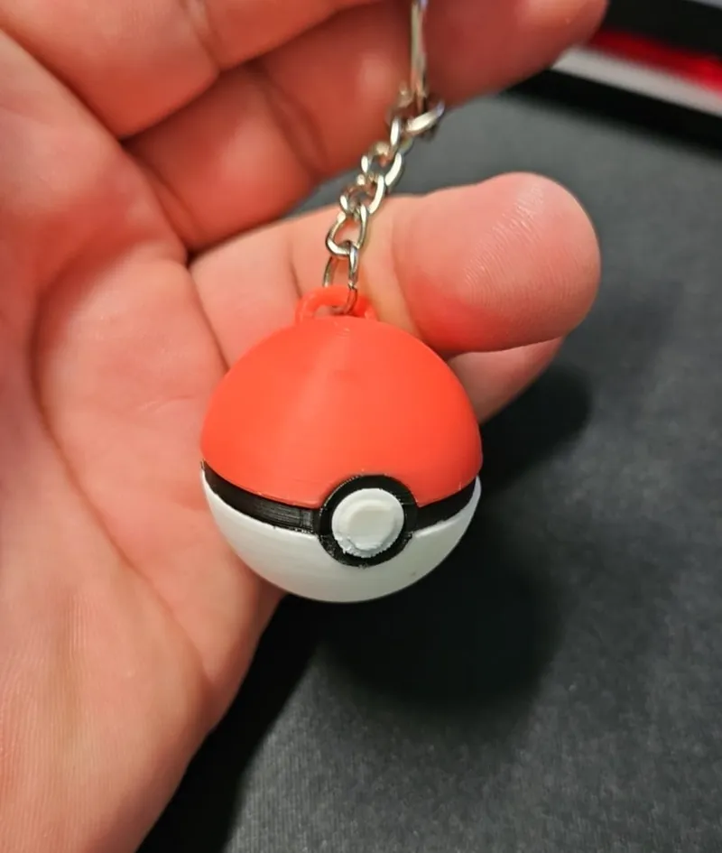 Pokeball Keychain