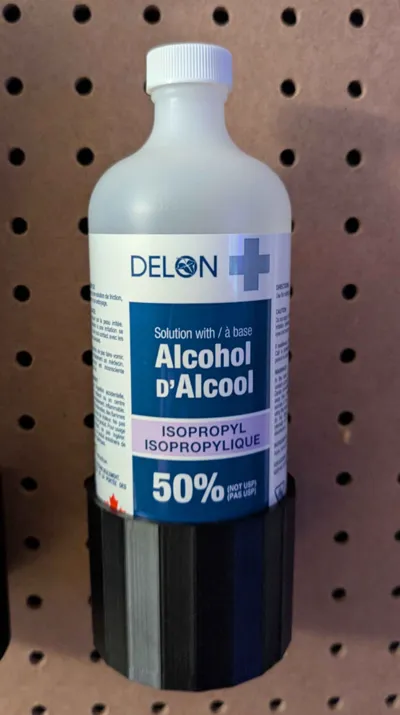 Isopropyl Alcohol Pegboard Bottle Holder 