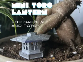 Mini Toro Lantern for Plants or Garden