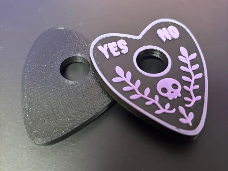 Ouija Planchette magnetic slider Fidget