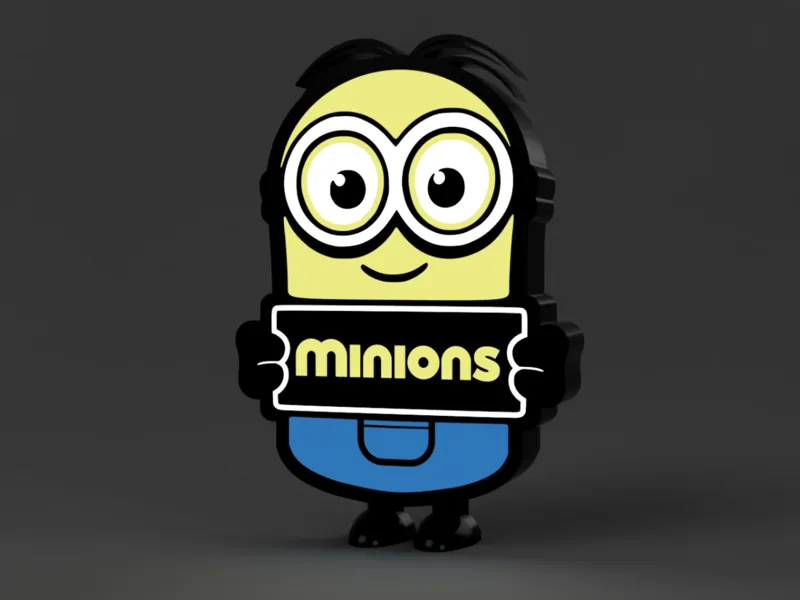 Minion Lightbox LED Lamp