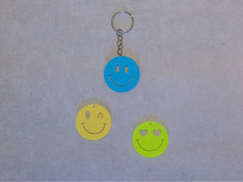 Smiley Keychain
