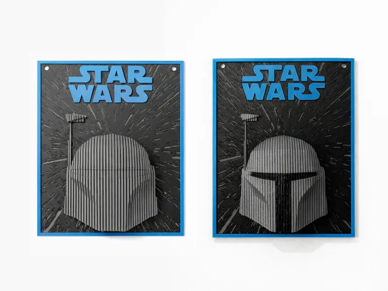 Star Wars Boba Fett / Mandalorian Wall Art
