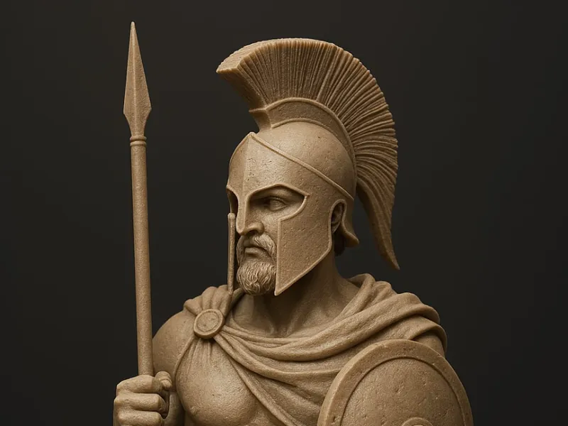 The spirit of sparta bust