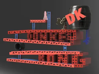 Donkey Kong lamp