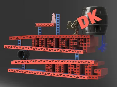 Donkey Kong lamp